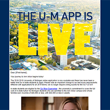 UM App is Live Email